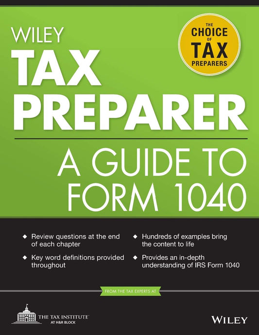 Wiley Tax Preparer: A Guide to Form 1040 - 4984