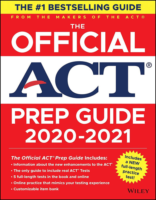 The Official Act Prep Guide 2020 - 2021, (Book + 5 Practice Tests + Bonus Online Content) - 2637