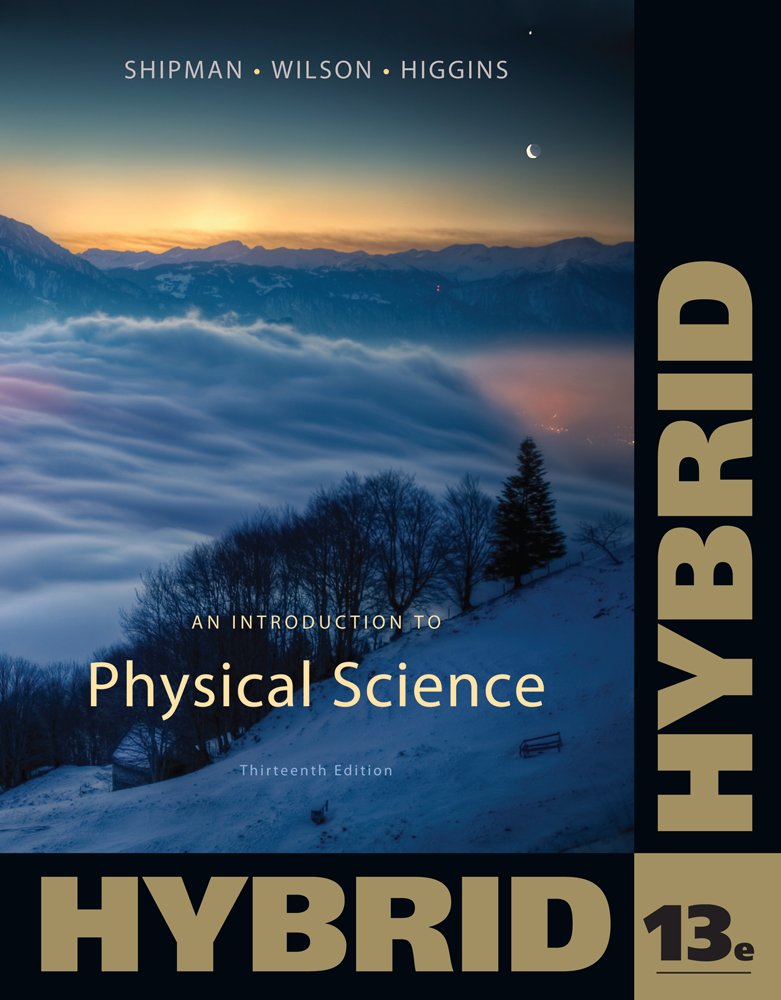 An Introduction to Physical Science, Hybrid (with WebAssign Homework and eBook Printed Access Card) (Cengage Learning’s New Hybrid Editions!) - 5639