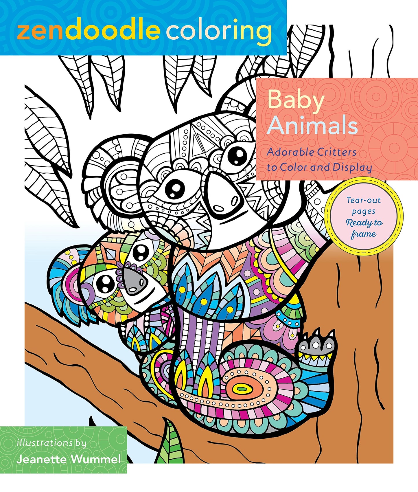 Zendoodle Coloring: Baby Animals: Adorable Critters to Color and Display - 3060