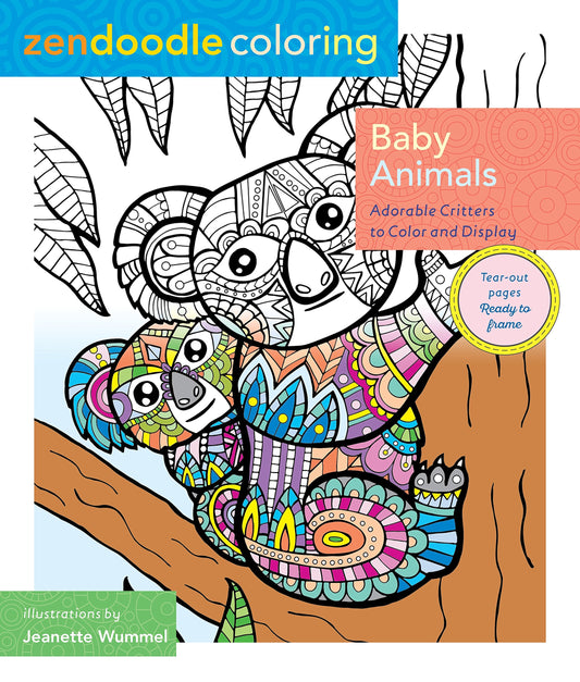 Zendoodle Coloring: Baby Animals: Adorable Critters to Color and Display - 3060