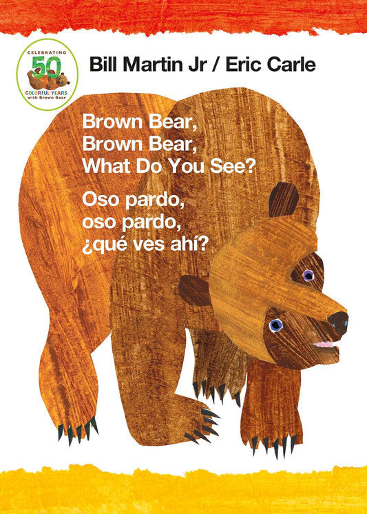 Brown Bear, Brown Bear, What Do You See? / Oso pardo, oso pardo, ¿qué ves ahí? (Bilingual board book - English / Spanish) - 1737