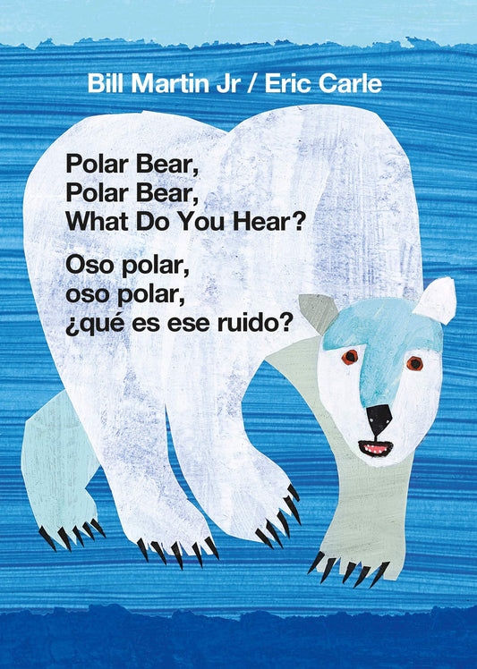 Polar Bear, Polar Bear, What Do You Hear? / Oso polar, oso polar, ¿qué es ese ruido? (Bilingual board book - English / Spanish) - 8608