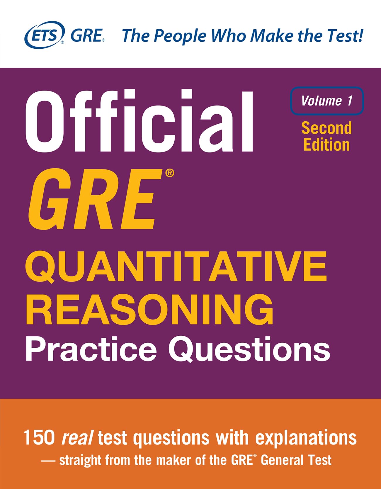 Official GRE Quantitative Reasoning Practice Questions, Second Edition, Volume 1 - 9840