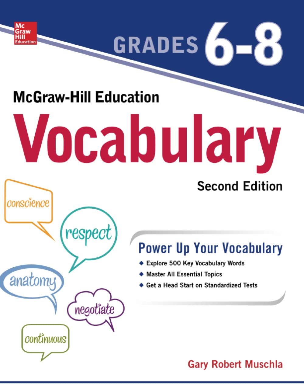 McGraw-Hill Education Vocabulary Grades 6-8, Second Edition - 7648