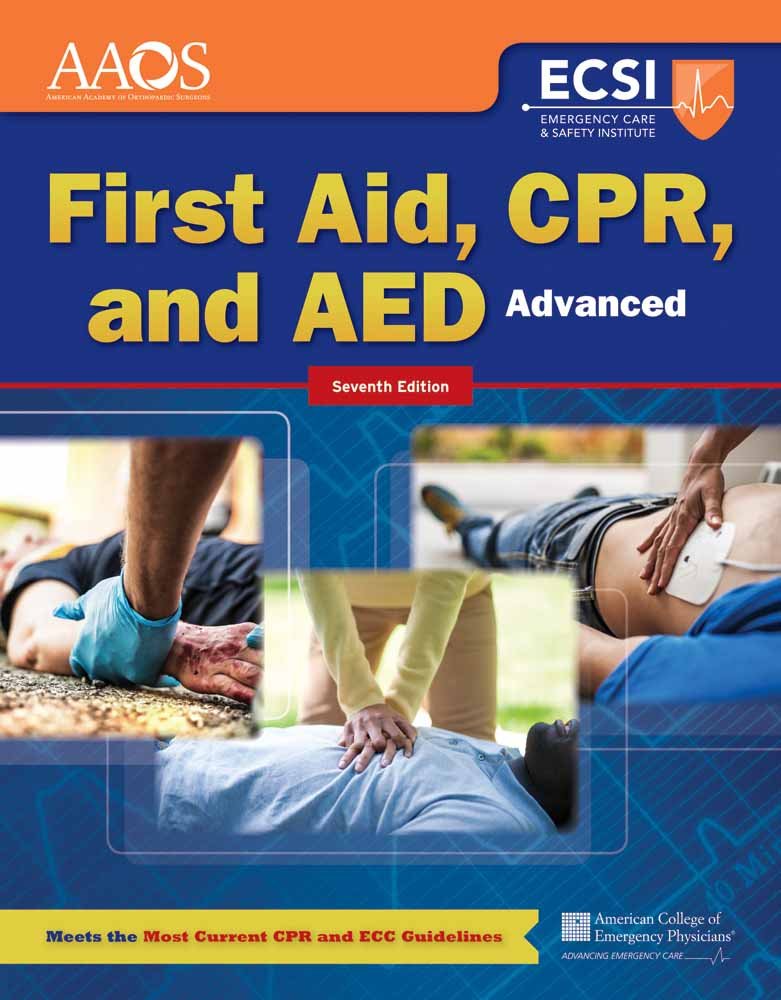 Advanced First Aid, CPR, and AED (Orange Book) - 5874