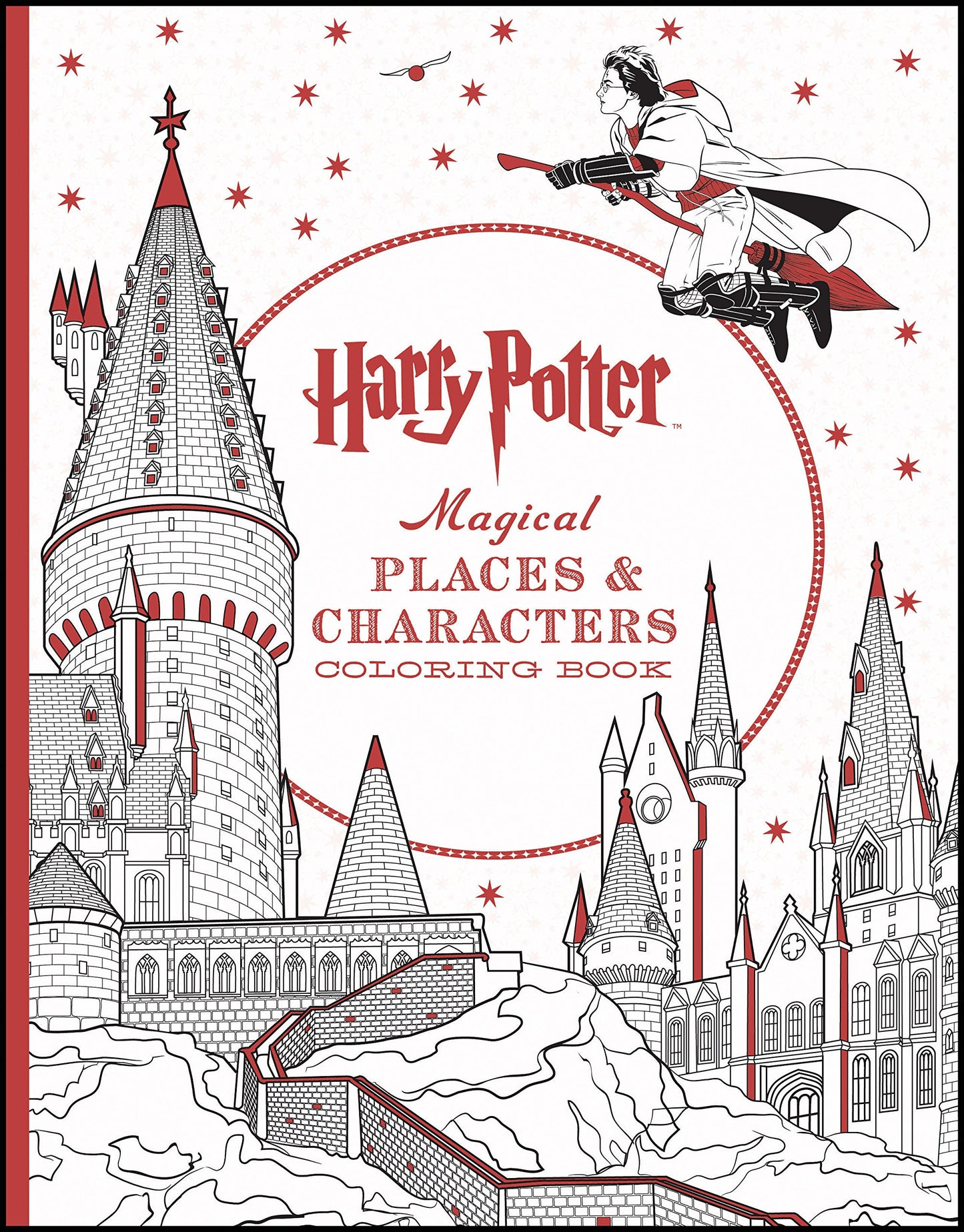 Harry Potter Magical Places & Characters Coloring Book - 6753