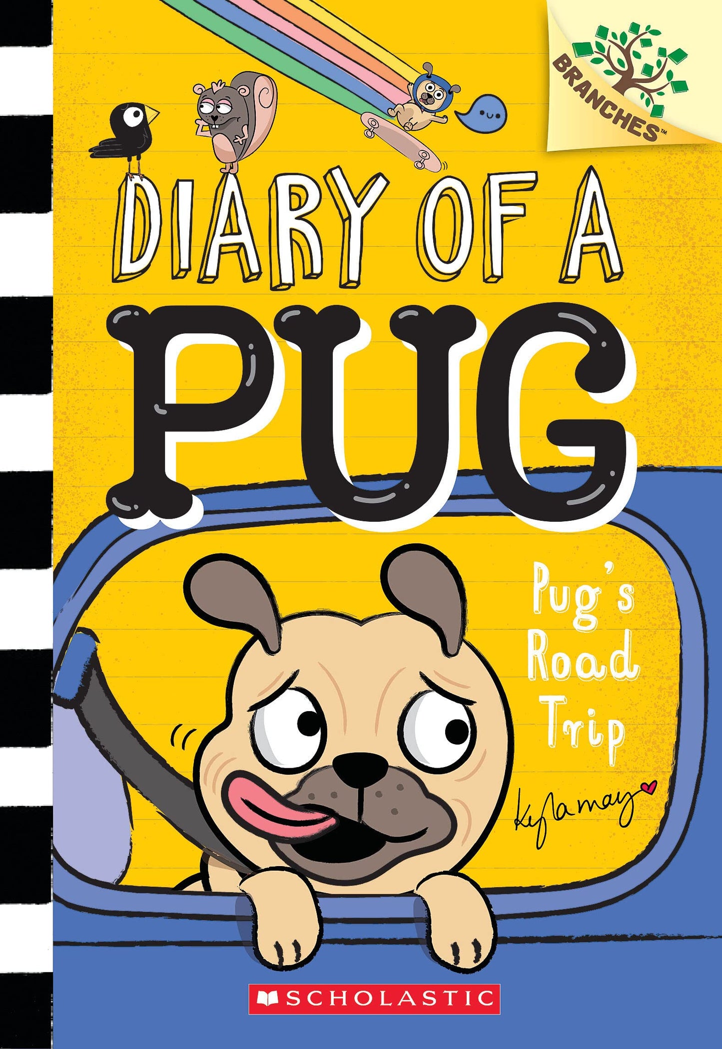 Pug's Road Trip: A Branches Book (Diary of a Pug #7) - 8135