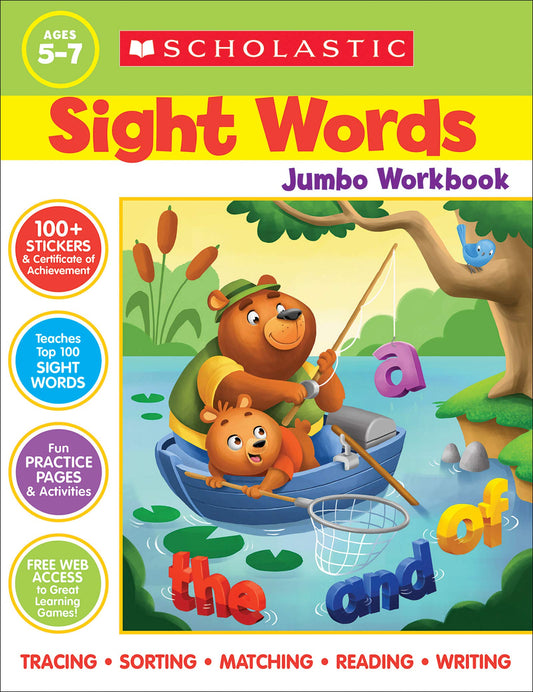 Scholastic Sight Words Jumbo Workbook - 3007