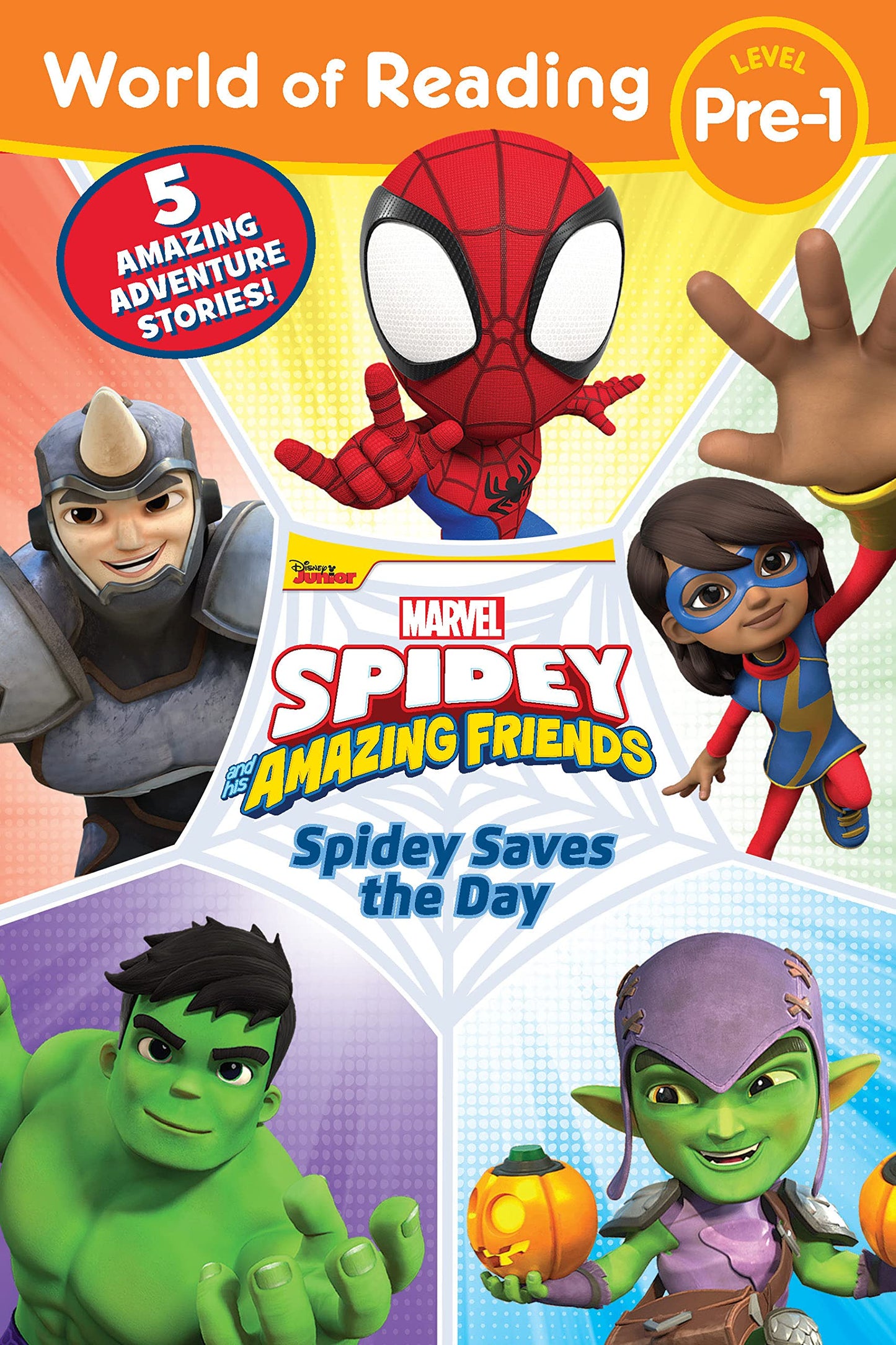 World of Reading: Spidey Saves the Day: Spidey and His Amazing Friends - 2696