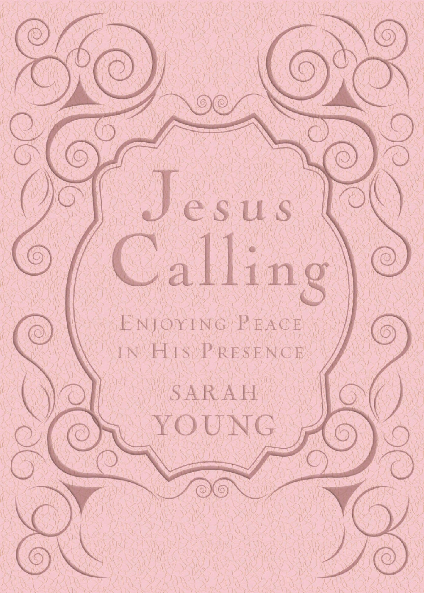 Jesus Calling, Pink Leathersoft, with Scripture References; Enjoying Peace in His Presence (a 365-Day Devotional)