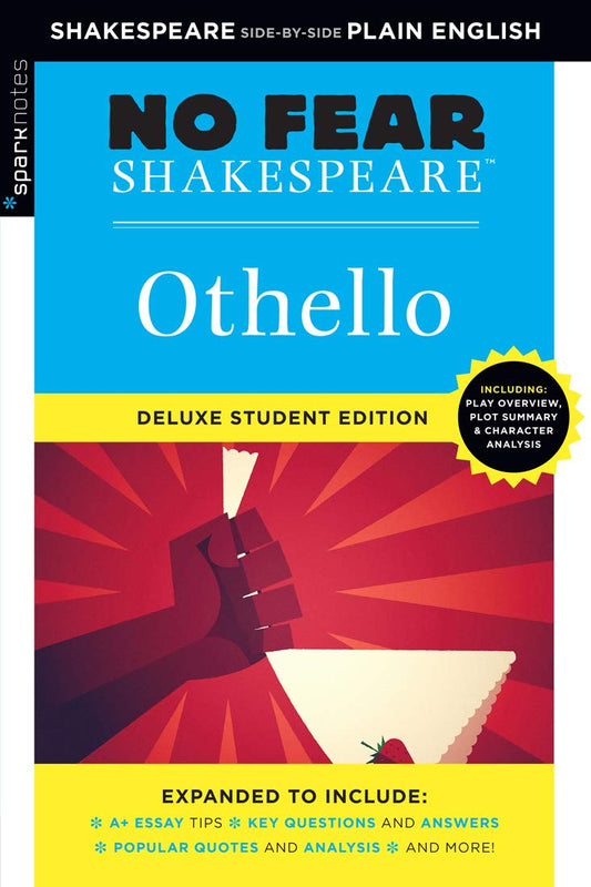Othello: No Fear Shakespeare Deluxe Student Editions - Shakespeare Side-by-Side Plain English - 3502