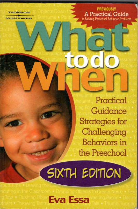 What To Do When: Practical Guidance Strategies for Challenging Behaviors in the Preschool