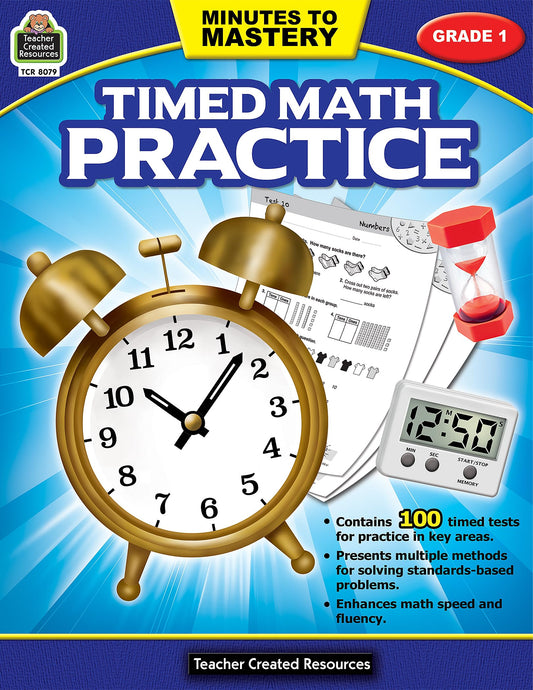 Minutes to Mastery - Timed Math Practice Grade 1: Grade 1 (Watch Me Learn) - 2951