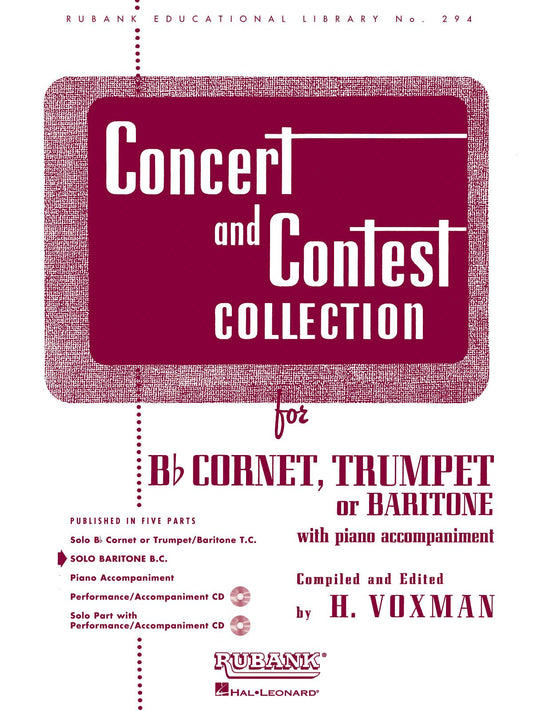 Concert and Contest Collection: Solo Book Only - Baritone B.C.