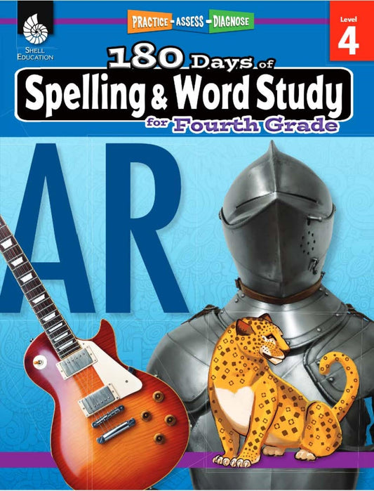 180 Days™: Reading, Vocabulary/Language for 4th Grade Practice Workbook for Classroom and Home, Cool and Fun Practice Created by Teachers