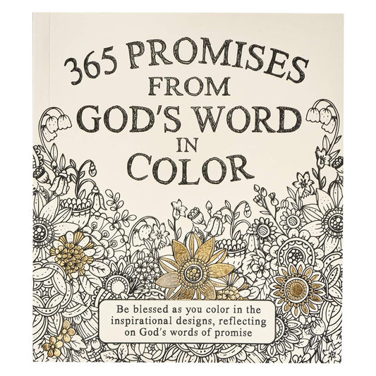 365 Promises From God's Word In Color: Scripture and Coloring Pages, Compact Purse Size - Be blessed as You Color in the Inspirational Designs, Reflecting on God's Words of Promise - 2937