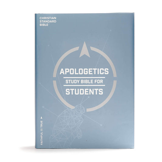 CSB Apologetics Study Bible for Students, Blue Hardcover, Indexed, Black Letter, Defend Your Faith, Study Notes and Commentary, Articles, Profiles, Easy-to-Read Bible Serif Type - 9550