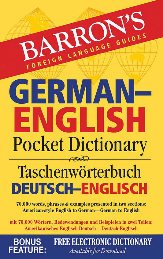 German-English Pocket Dictionary: 70,000 words, phrases & examples (Barron's Pocket Bilingual Dictionaries)