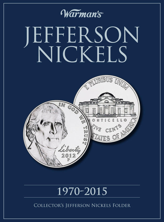 Jefferson Nickels 1970-2015: Collector's Jefferson Nickels Folder - 9608