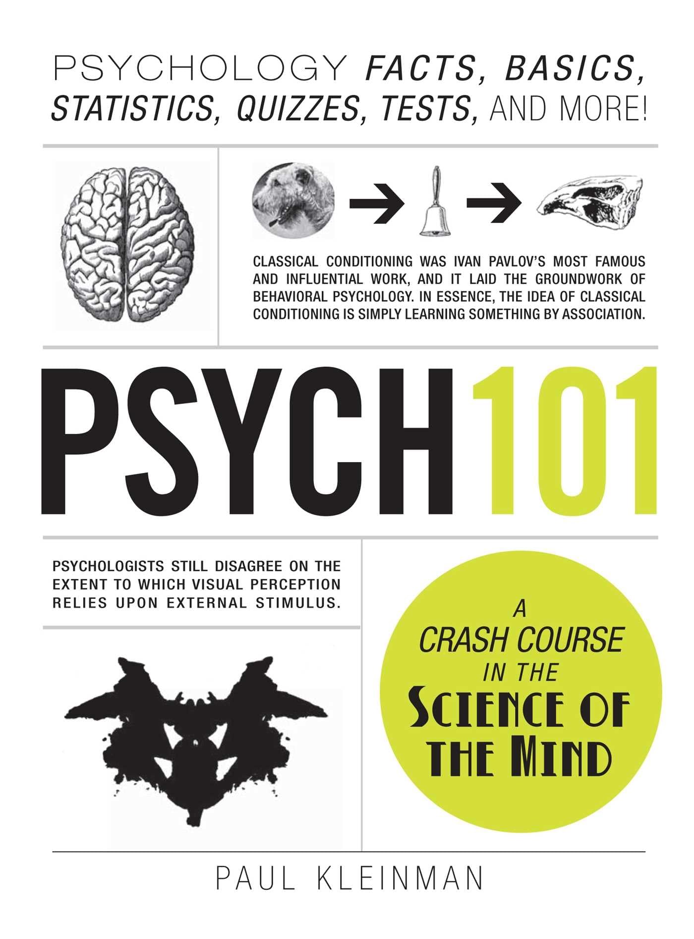 Psych 101: Psychology Facts, Basics, Statistics, Tests, and More! (Adams 101 Series) - 1326