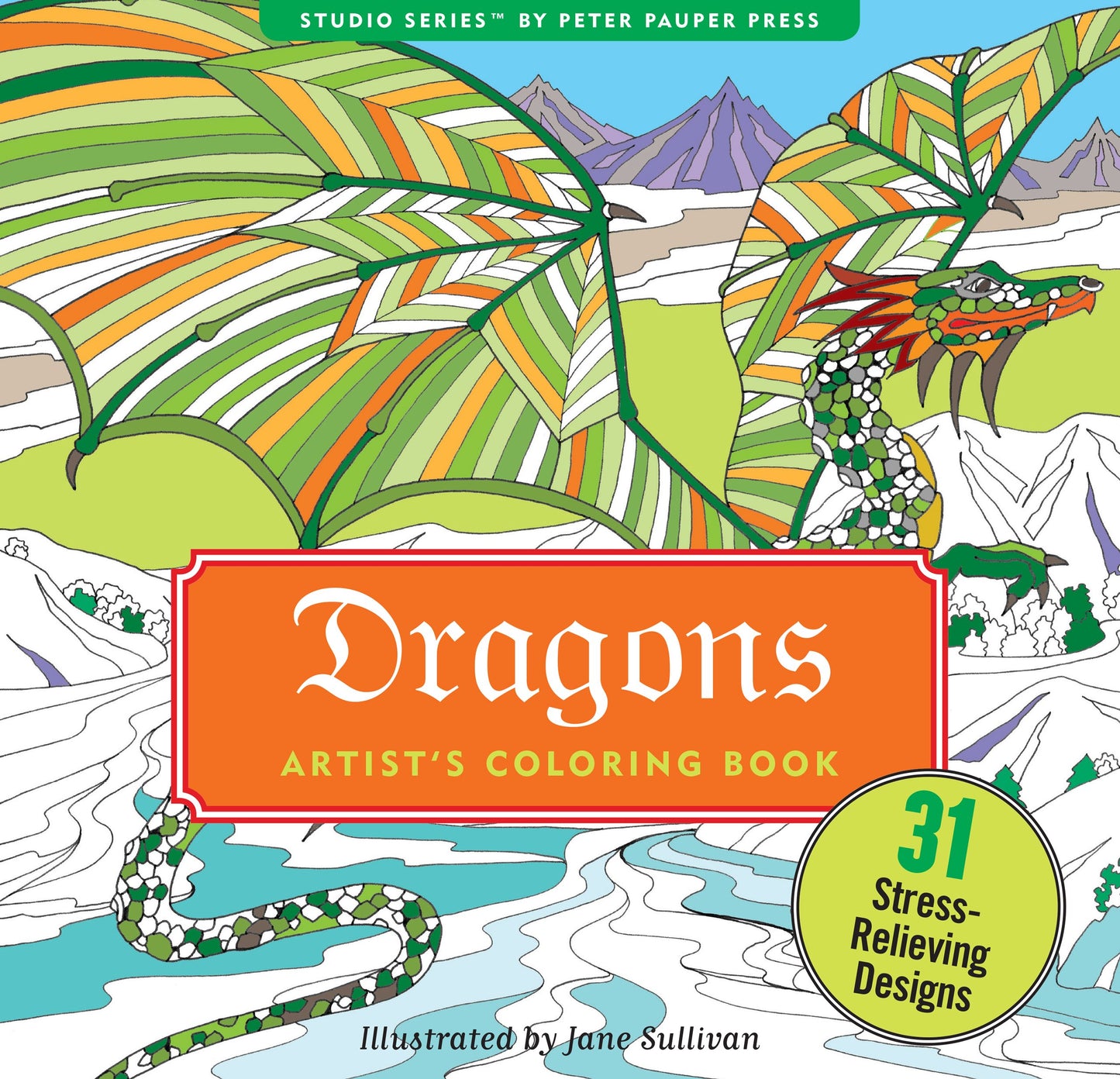 Dragons (Studio Series: Artist's Coloring Book)