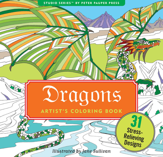 Dragons (Studio Series: Artist's Coloring Book)