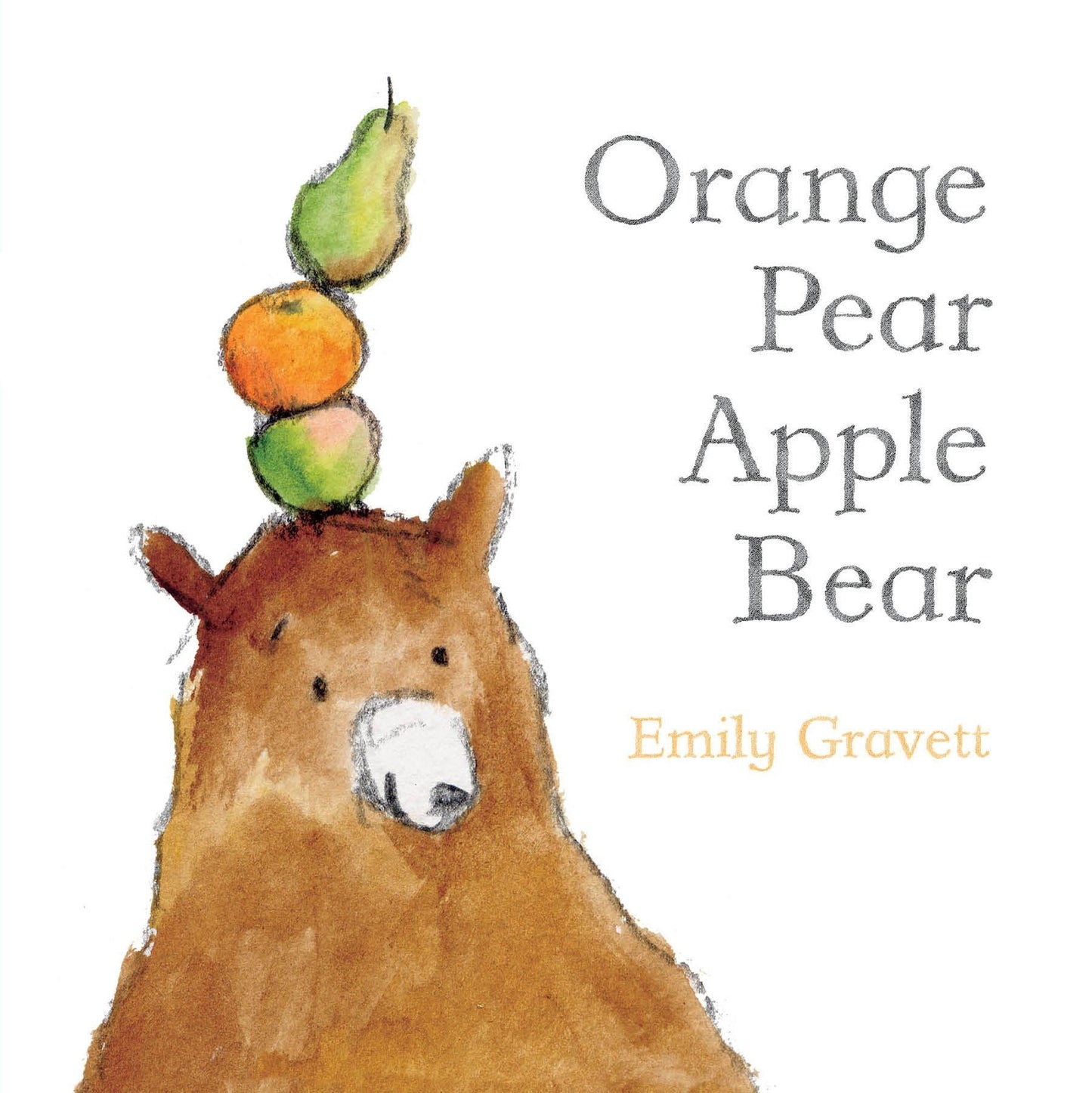 Orange Pear Apple Bear (Classic Board Books) - 3593