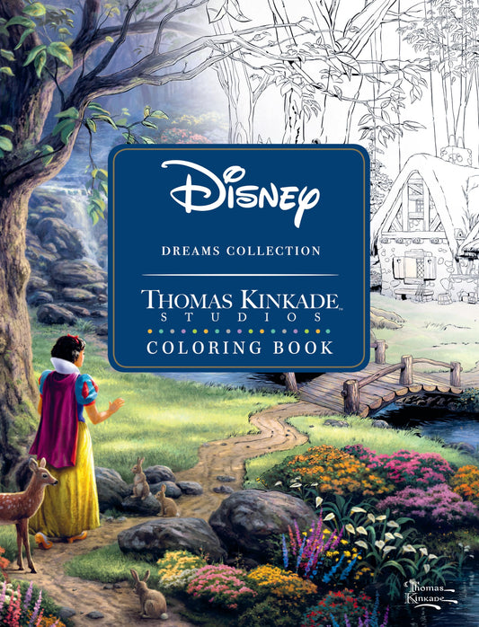 Disney Dreams Collection Thomas Kinkade Studios Coloring Book - 1933