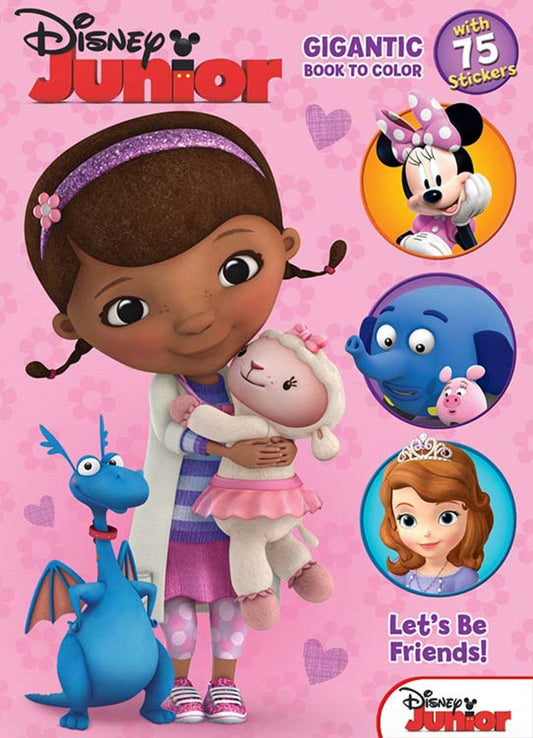 Bendon Disney Junior: Let's Be Friends Coloring and Activity Book, 224 Pages (10283) - 4721