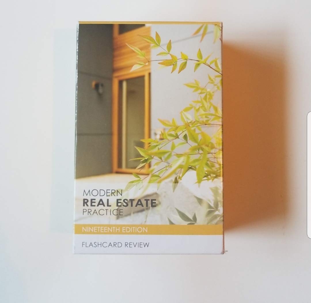 Modern Real Estate Practice Flashcard Review, 19th Edition