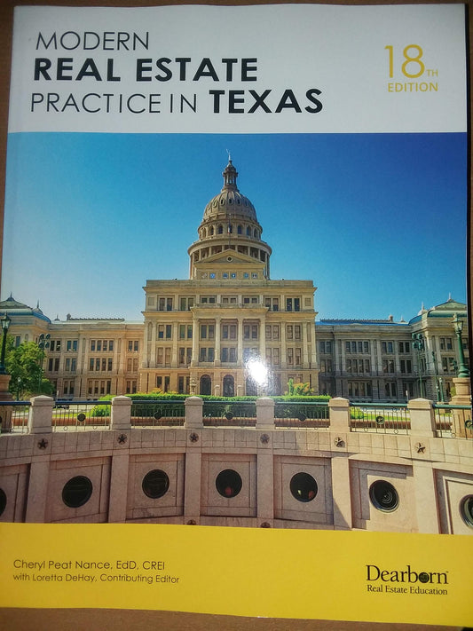 Dearborn Modern Real Estate Practice in Texas (18th Edition) - Comprehensive Test Prep for the Licensing Exam - 2619