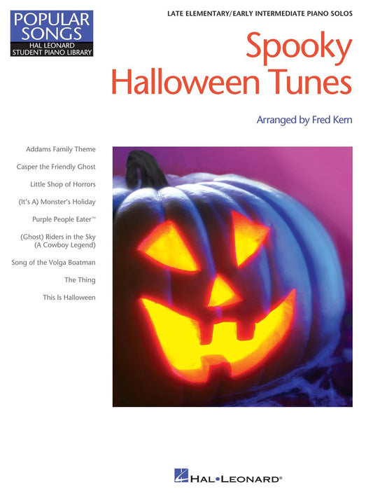 Spooky Halloween Tunes - Hlspl Popular Songs Series - Late Elem/Early Int Level (Hal Leonard Student Piano Library Popular Songs) - 853