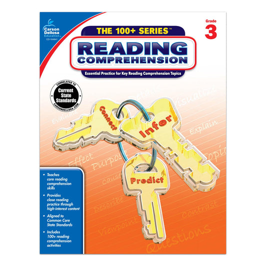 Carson Dellosa Reading Comprehension, Grade 3 Workbook (Volume 16) (The 100+ Series™)