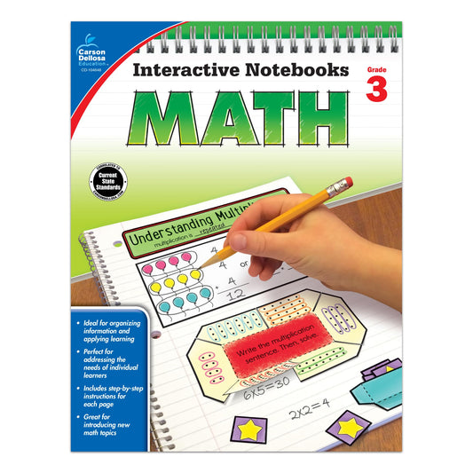 Carson Dellosa Math, Grade 3 Resource Book