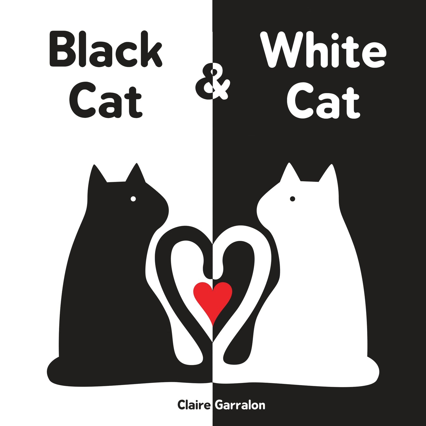 Black Cat & White Cat: Baby's first visual & emotional learning board book - 2251