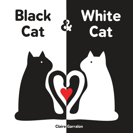 Black Cat & White Cat: Baby's first visual & emotional learning board book - 2251