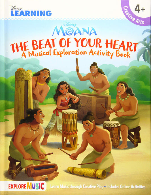 Moana - The Beat of Your Heart: A Musical Exploration Activity Book Disney Learning (Disney Moana)