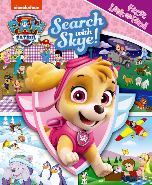 Nickelodeon Paw Patrol - Search with Skye First Look and Find Activity Book - PI Kids - 6904