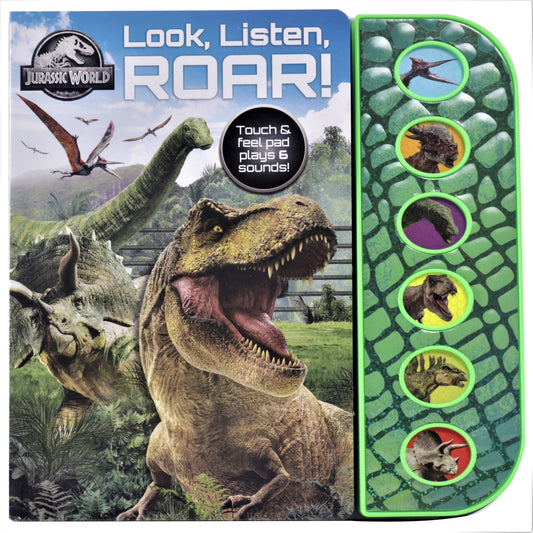 Jurassic World: Look, Listen, Roar! Sound Book