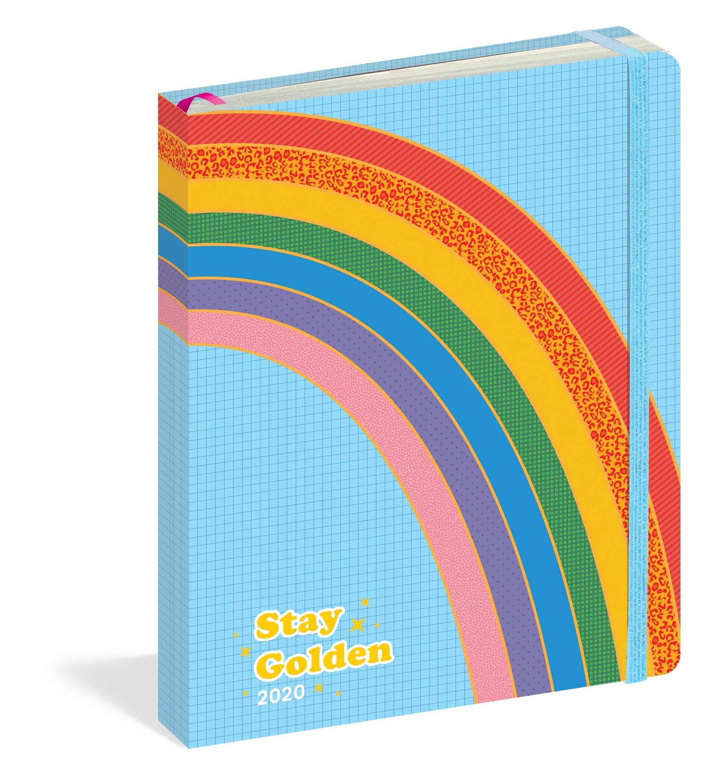 Stay Golden 17-Month Personal Planner with 500+ Stickers 2019-2020 (Pipsticks+Workman) - 3590