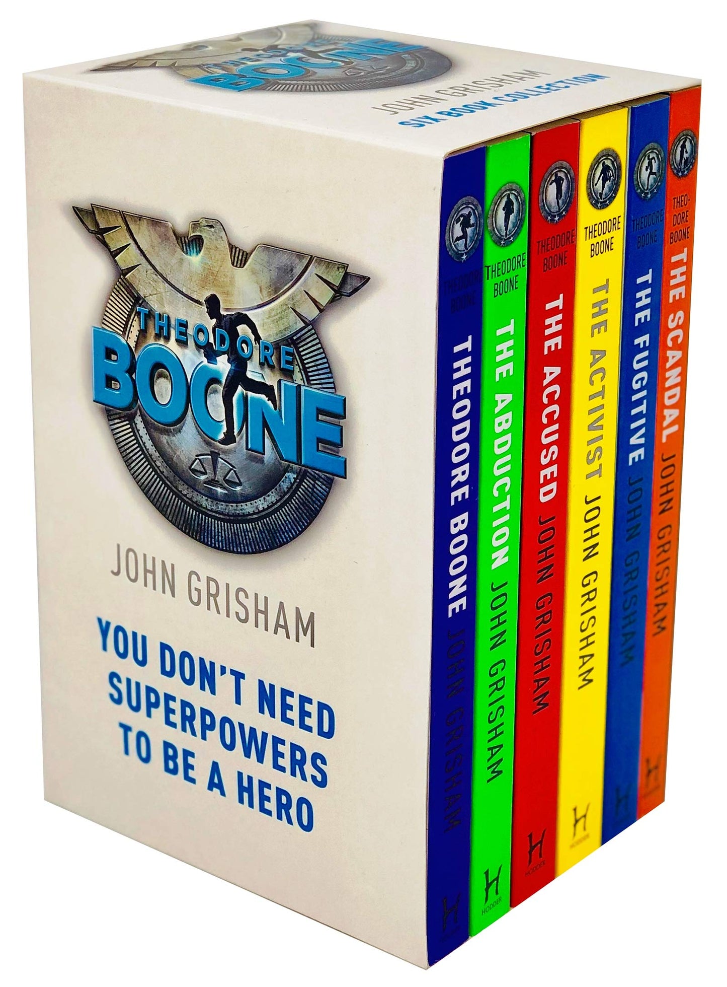 Theodore Boone Series 6 Books Collection Box Set by John Grisham (Theodore Boone, Abduction, Accused, Activist, Fugitive & The Scandal) - 4138