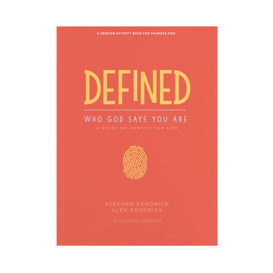 Defined: Who God Says You Are - Younger Kids Activity Book: A Study on Identity for Kids