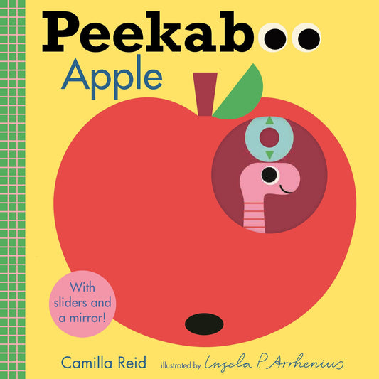 Peekaboo: Apple: (An Interactive Board Book for Babies & Toddlers with Mirror & Sliders to Push, Pull, or Turn. Cute Artwork Includes a Baby, Butterfly, Dog, Duck, & More.) (Peekaboo You)