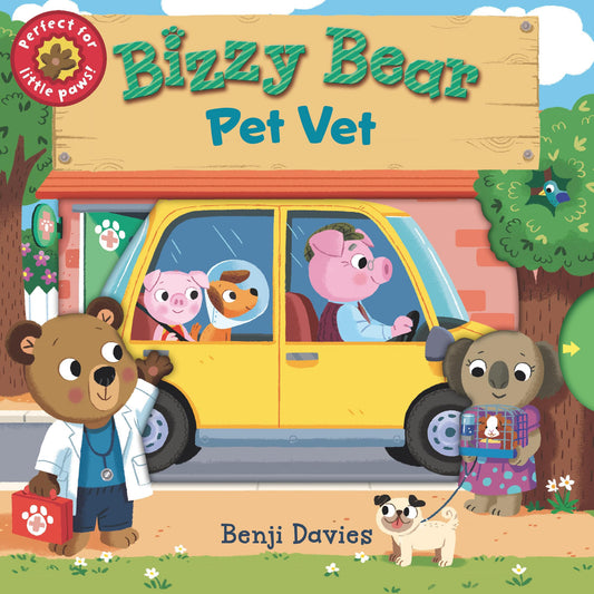 Bizzy Bear: Pet Vet: (Interactive Board Book About Veterinary Animal Care for Toddlers - With Sturdy Tabs and Slides to Push and Pull) - 411