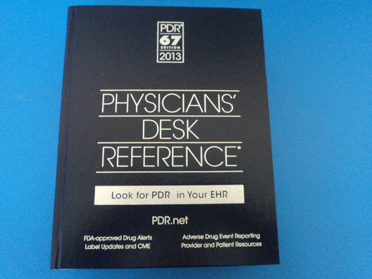 Physicians' Desk Reference 2013