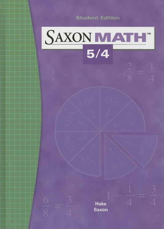 Saxon Math 5/4 - 9621