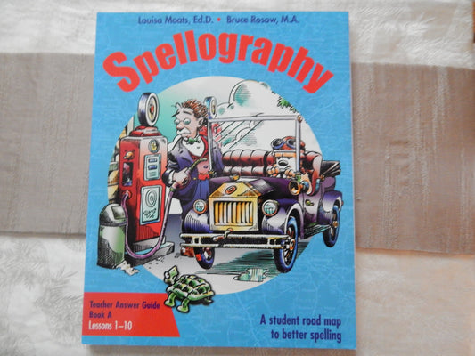 Spellography Teacher Answer Guide Book A Lessons 1-10 - 2958