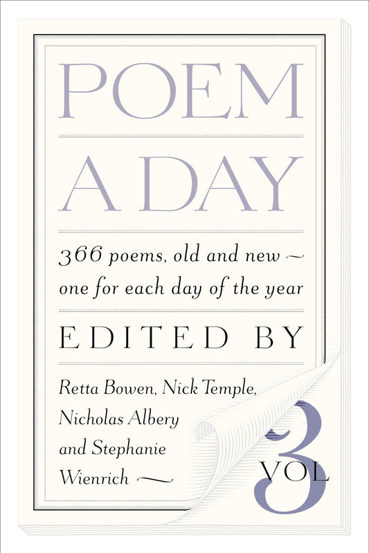 Poem a Day: Vol. 3: 366 poems, old and new...one for each day of the year - 7685