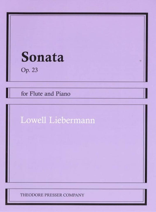 Sonata Op. 23 for Flute and Piano